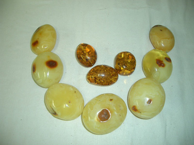 Massive huge baroque amber beads (undrilled)