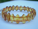 Faceted amber bracelet - baby braceelet