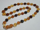 Baby teething necklace - amber teething necklace - baby teething beads