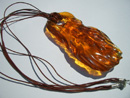 Free form amber pendants - exclusive one-of-a-kind pendants