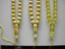 Faceted Baltic amber rosaries - round faceted amber rosaries - prayer beads - worry beads