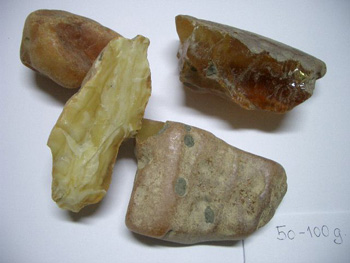 Natural authentic Baltic amber - raw amber material - Russia, Kaliningrad, baltic - succinite